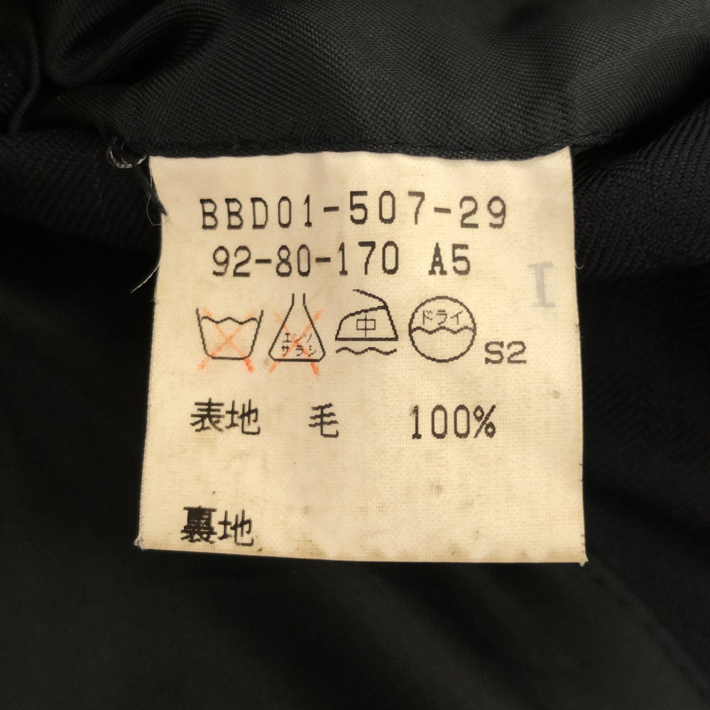 Burberrys バーバリーズ 90s ウール 日本製 オールド ストライプ 長袖 テーラードジャケット ネイビー メンズ