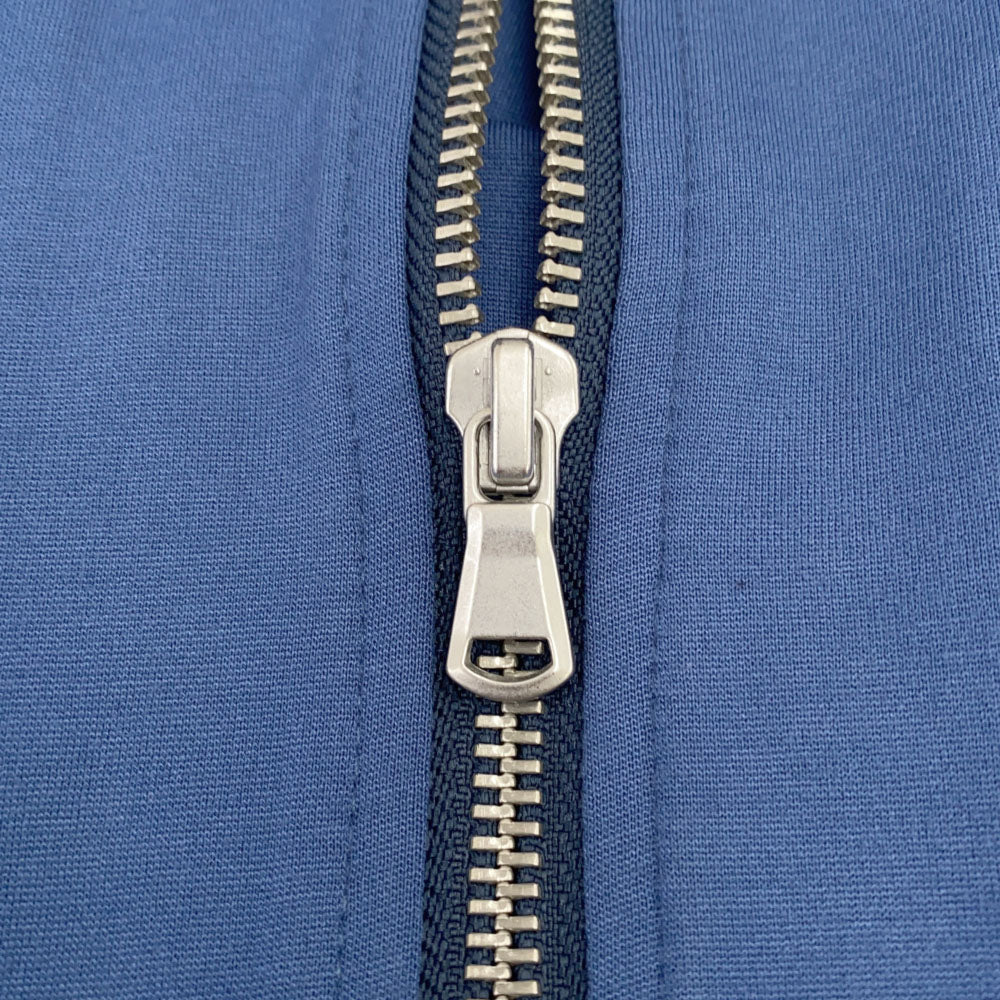 NO ID ノーアイディー 長袖 ジップパーカー 1 ブルー系 メンズ