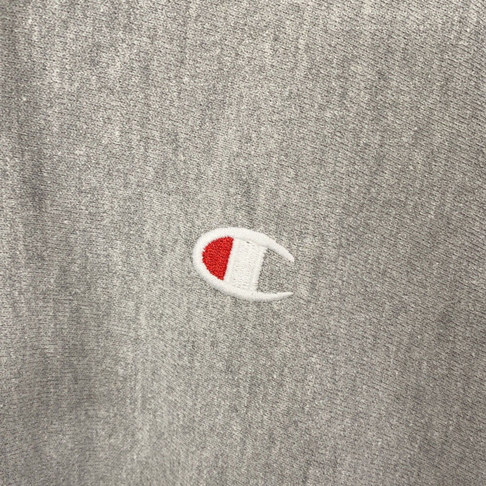 Champion チャンピオン 00s 長袖 リバースウィーブ ジップパーカー S グレー 裏起毛 メンズ