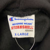 チャンピオン REVERSE WEAVE STORMSHELL 未使用 長袖 リバースウィーブ スウェットパーカー XL ブラック Champion 裏起毛 タグ付き メンズ