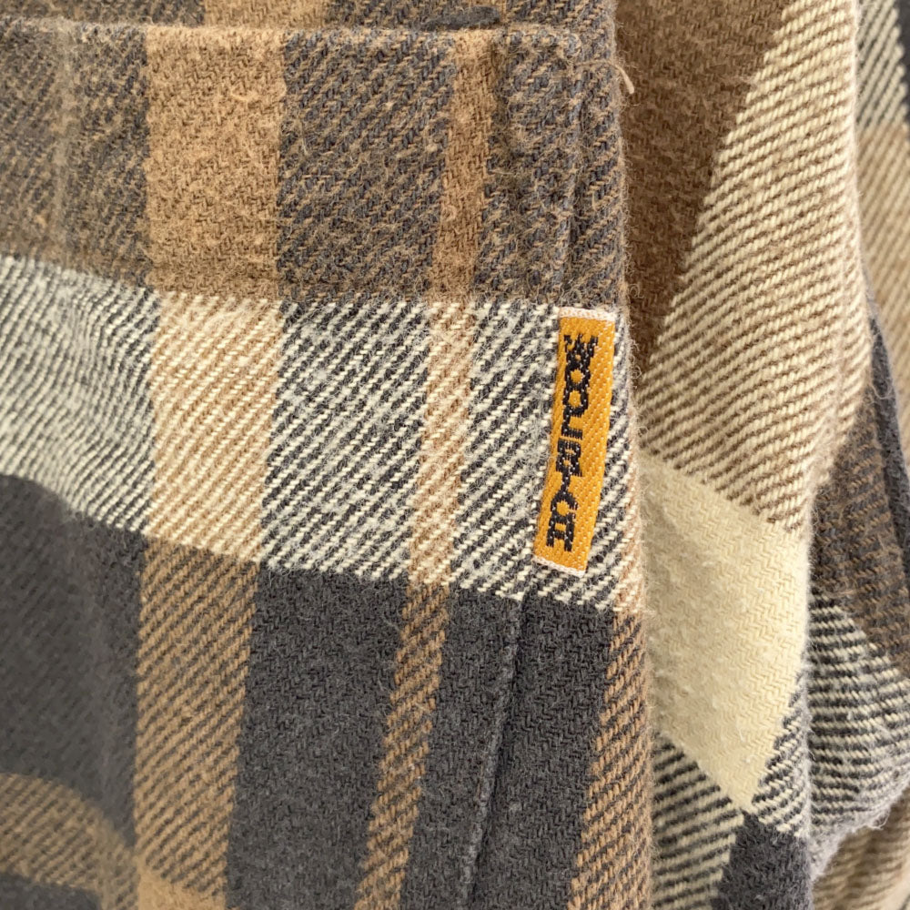 ウールリッチ チェック 長袖 ネルシャツ L ブラウン系 WOOLRICH メンズ