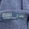 ポロバイラルフローレン ウール 長袖 Vネック セーター Ｌ ブルー系 Polo by Ralph Lauren ニット メンズ