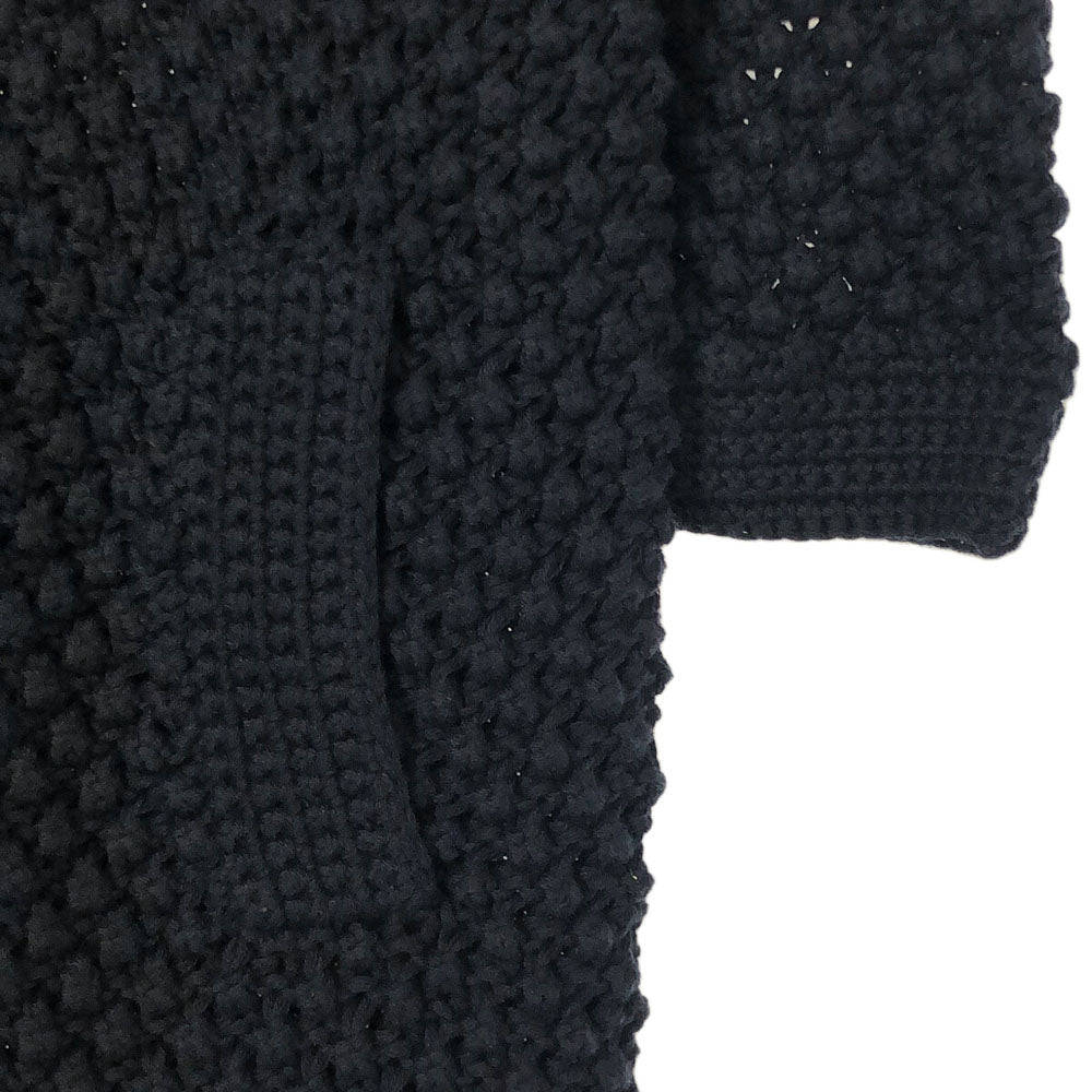 Paul & Joe Sister ポールアンドジョーシスター 未使用 長袖 透かし編み ニットカーディガン 2 ネイビー タグ付き レディース