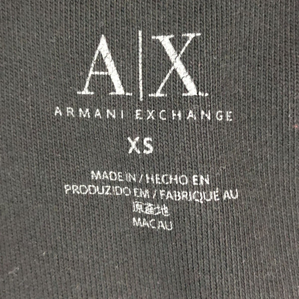 アルマーニエクスチェンジ トラックジャケット XS ブラック ARMANI EXCHANGE ジャージ メンズ