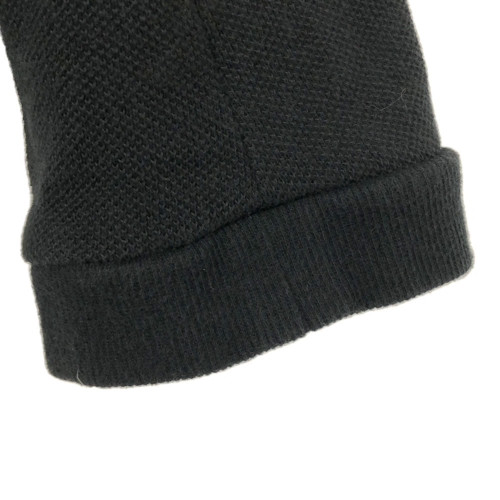 FRED PERRY フレッドペリー 日本製 スタンドカラー コットンジャケット M ブラック 鹿の子地 メンズ