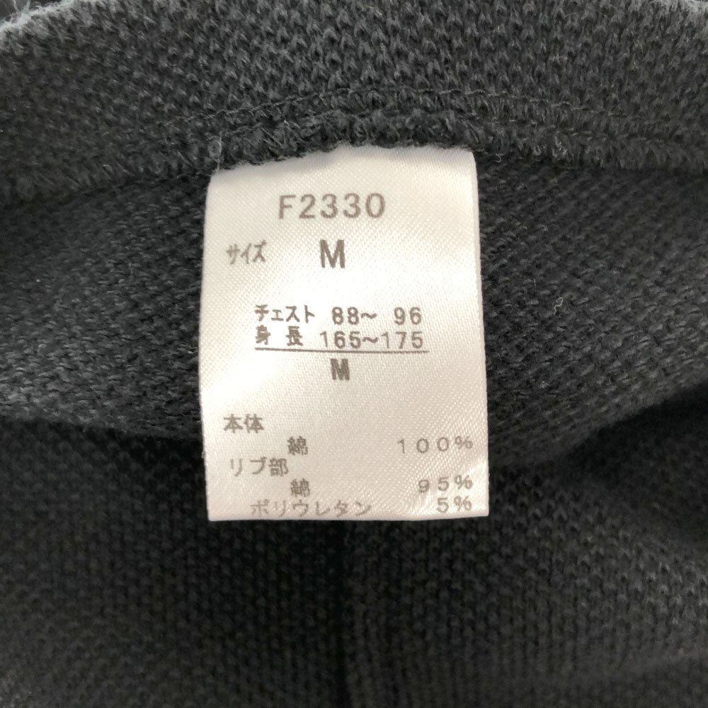 FRED PERRY フレッドペリー 日本製 スタンドカラー コットンジャケット M ブラック 鹿の子地 メンズ