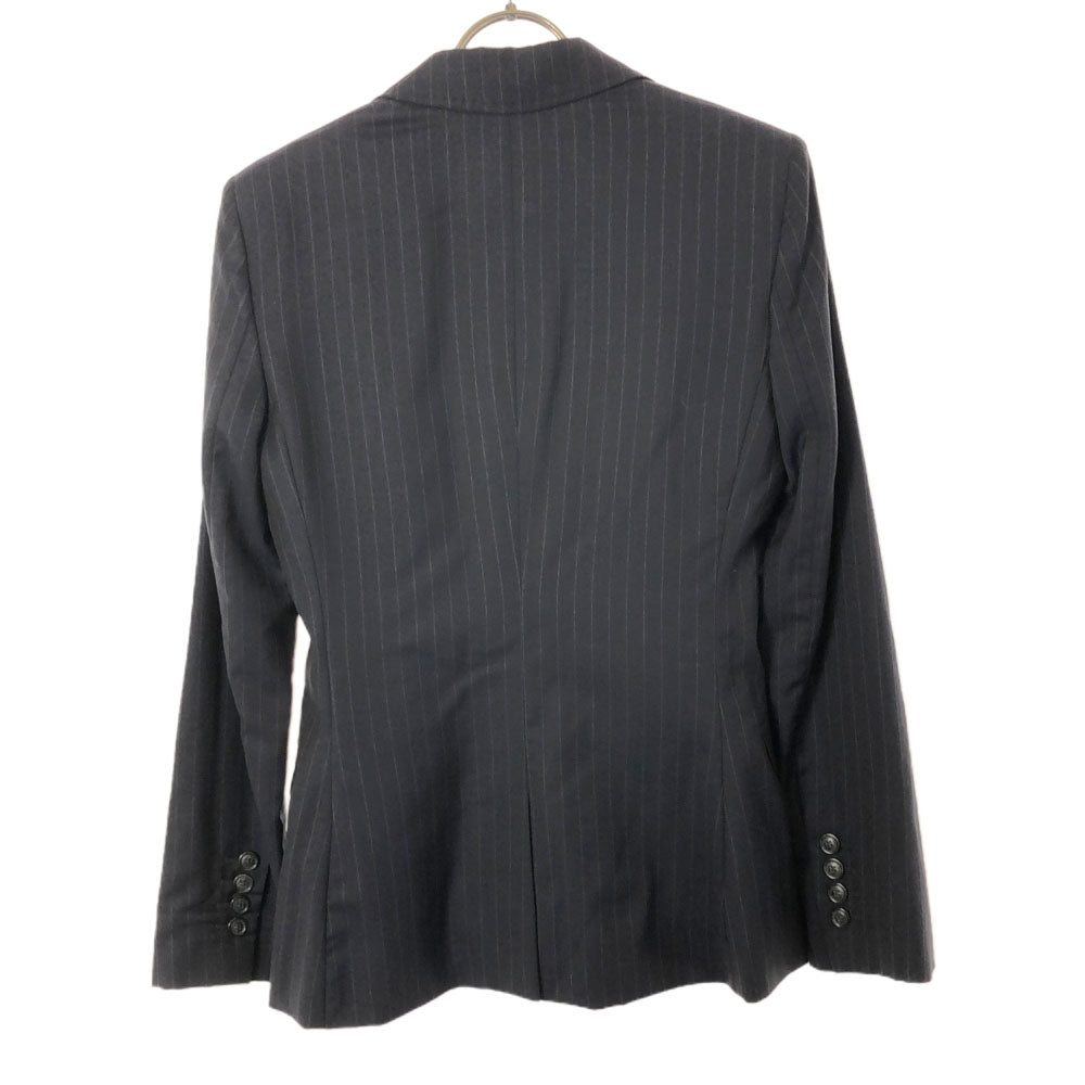 DOLCE&GABBANA ドルチェアンドガッバーナ ストライプ テーラードジャケット 42 ネイビー メンズ