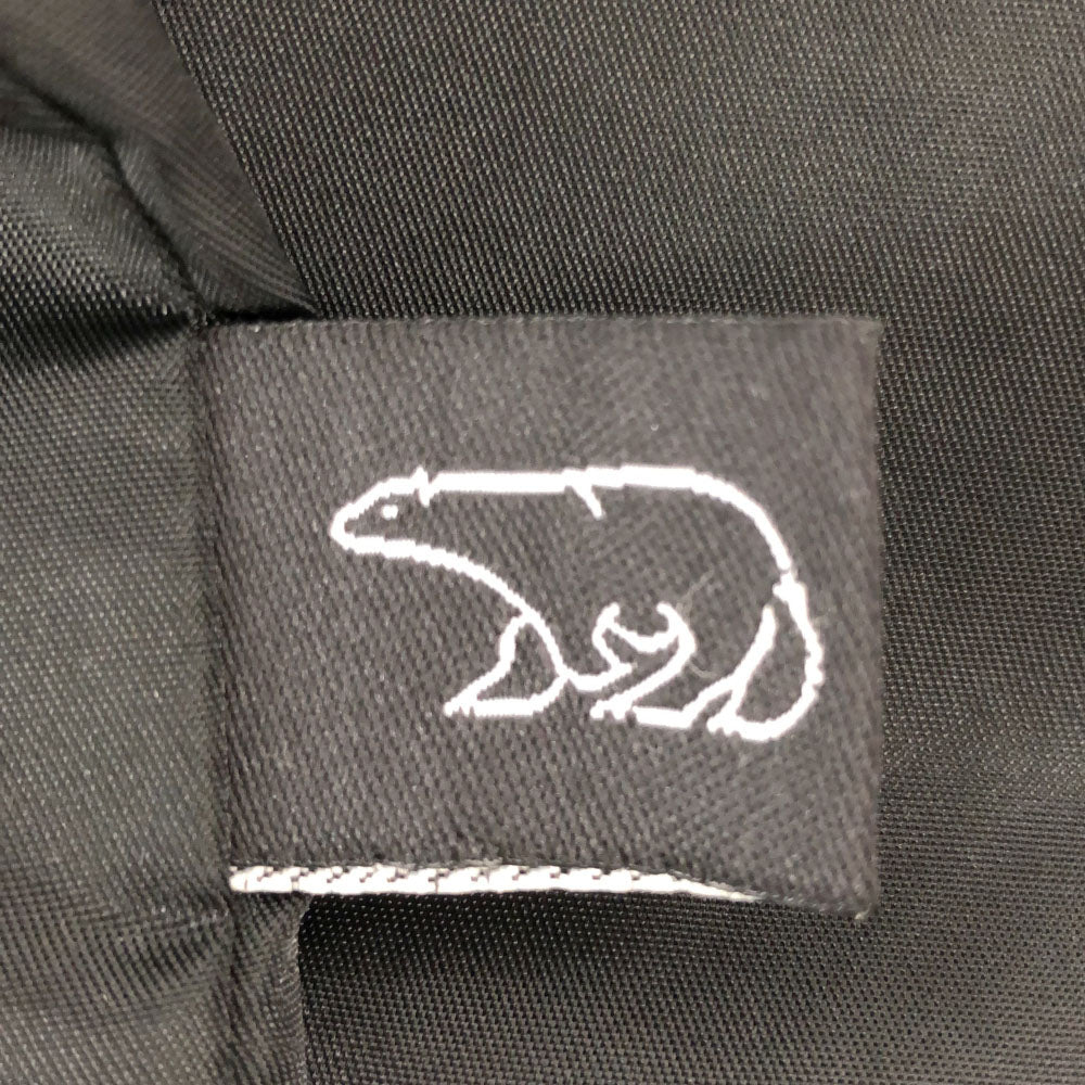 Bear ベアー 90s ロゴ刺繍 ジップジャケット M ブラック 裏メッシュ コーチジャケット オールド メンズ