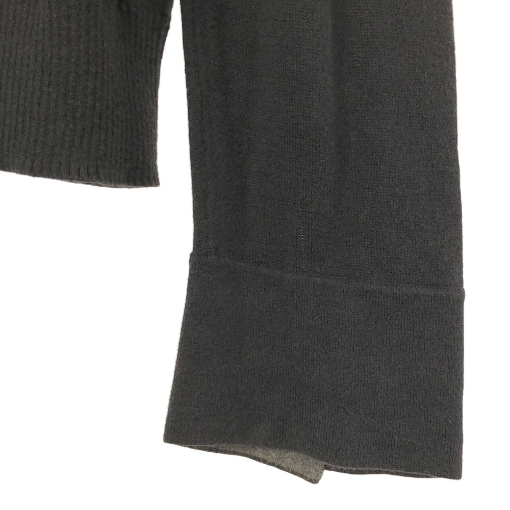 バーバリーブラックレーベル 三陽商会 格子柄 長袖 Vネック ニット 2 ブラック BURBERRY BLACK LABEL セーター メンズ