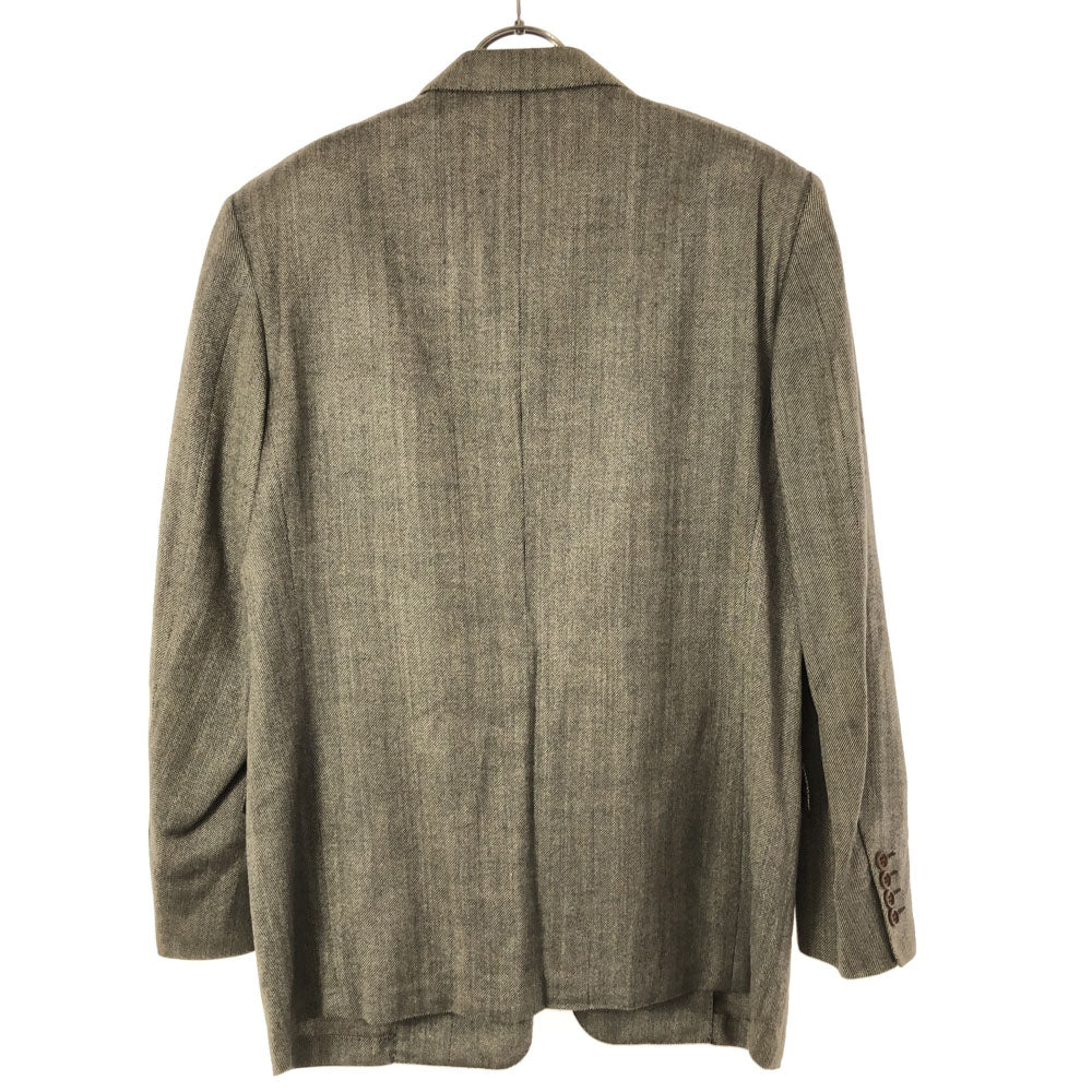 ランバンクラシック シルクブレンド テーラードジャケット ブラウン系 オールド メンズ