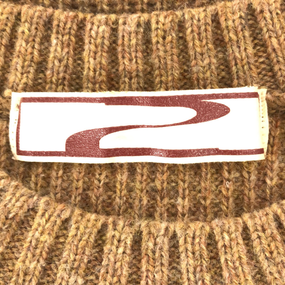 ビューティビースト 日本製 ウールブレンド ノースリーブ ニット ワンピース 1 ブラウン系 レディース