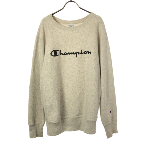 チャンピオン リバースウィーブ REVERSE WEAVE 長袖 青単復刻 トレーナー XL グレー系 Champion スウェット メンズ