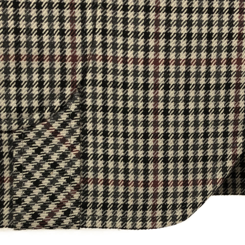 LANVIN ランバン ウール チェック柄 テーラードジャケット R50-46 メンズ