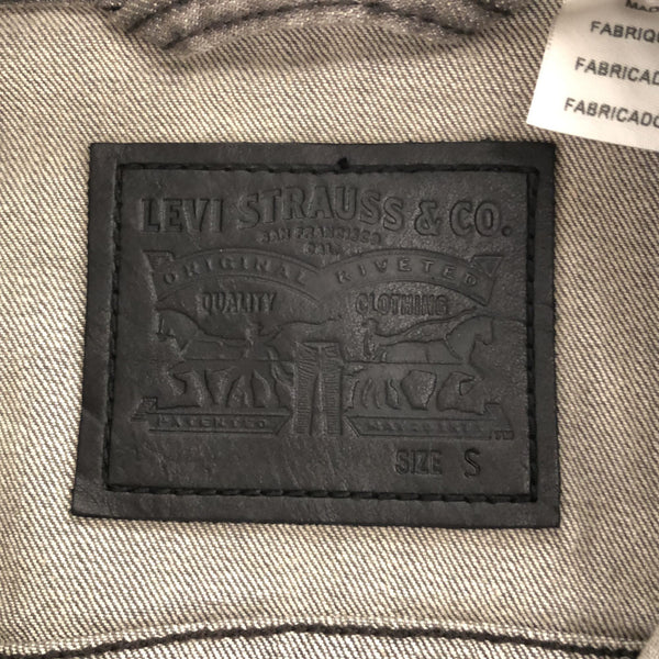 未使用 リーバイス 長袖 デニムジャケット S グレー系 Levi's ジージャン メンズ