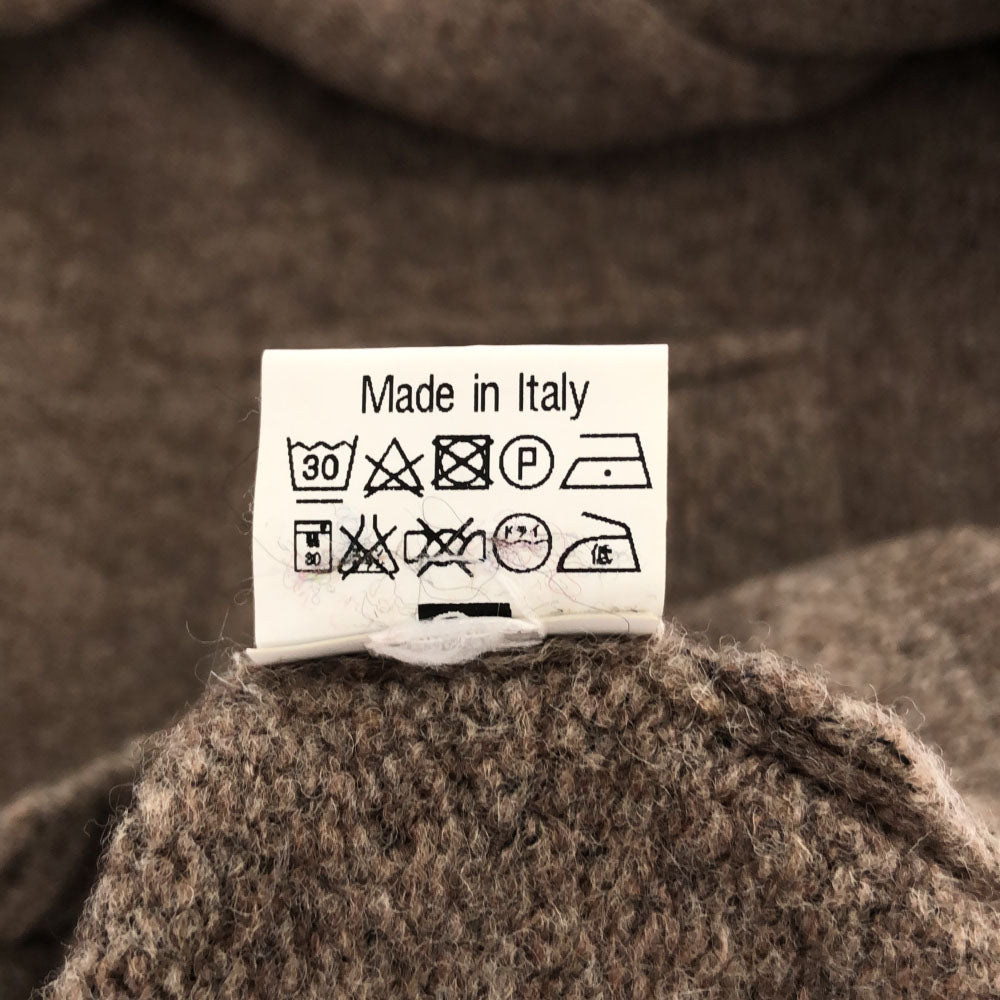 CROSSLEY クロスリー イタリア製 ウールブレンド 長袖 ニットカーディガン M ブラウン メンズ