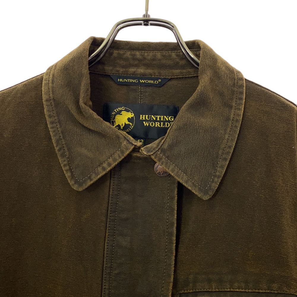 HUNTING WORLD ハンティングワールド イタリア製 ジャケット 42 ブラウン レディース