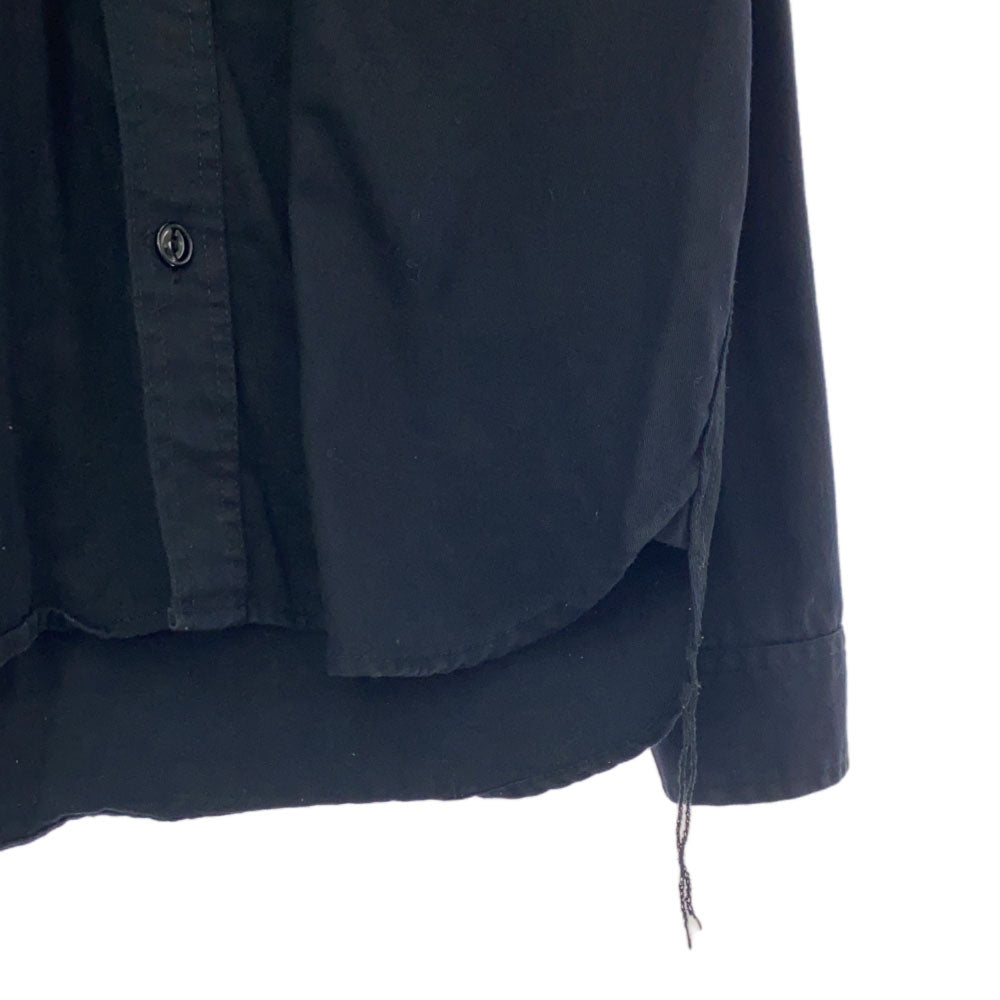 TENDERLOIN テンダーロイン 日本製 長袖 コットンシャツ S ブラック メンズ