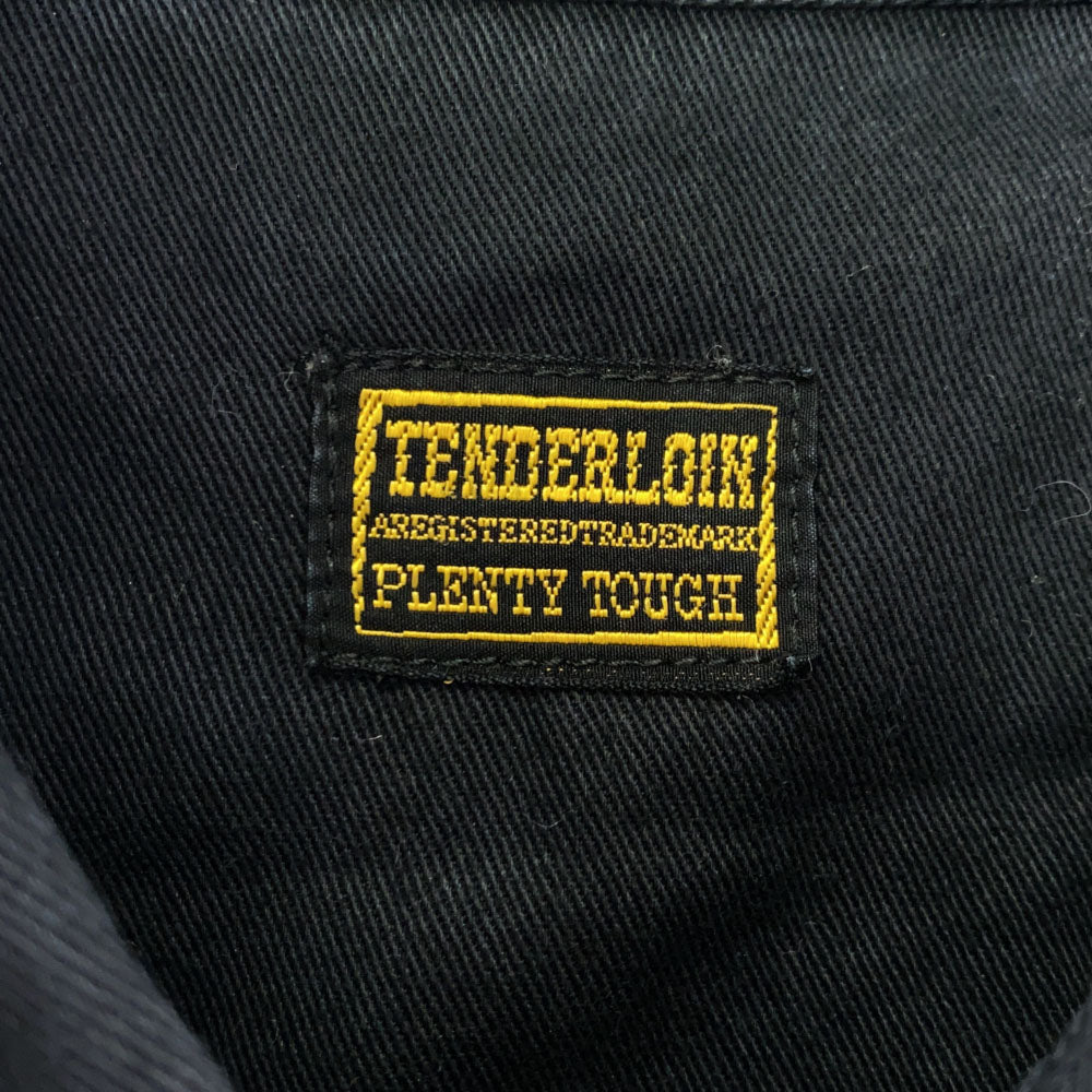 TENDERLOIN テンダーロイン 日本製 長袖 コットンシャツ S ブラック メンズ