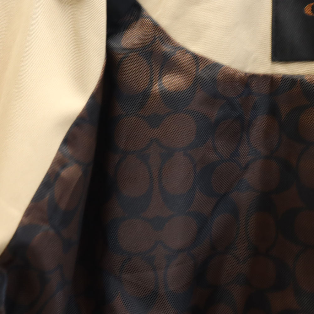 COACH コーチ トレンチコート S ベージュ レディース