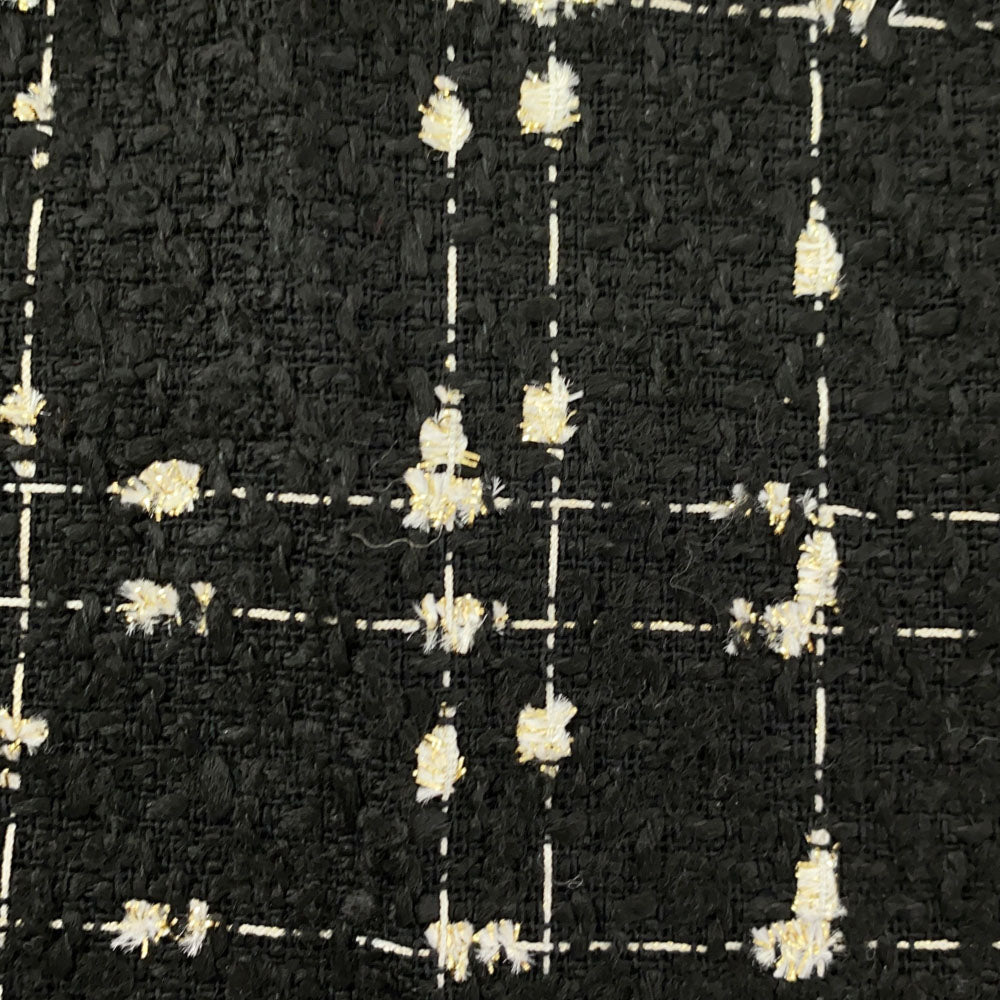 未使用 TED BAKER テッドベーカー チェック ツイード ミニスカート 1 ブラック 台形スカート タグ付き レディース