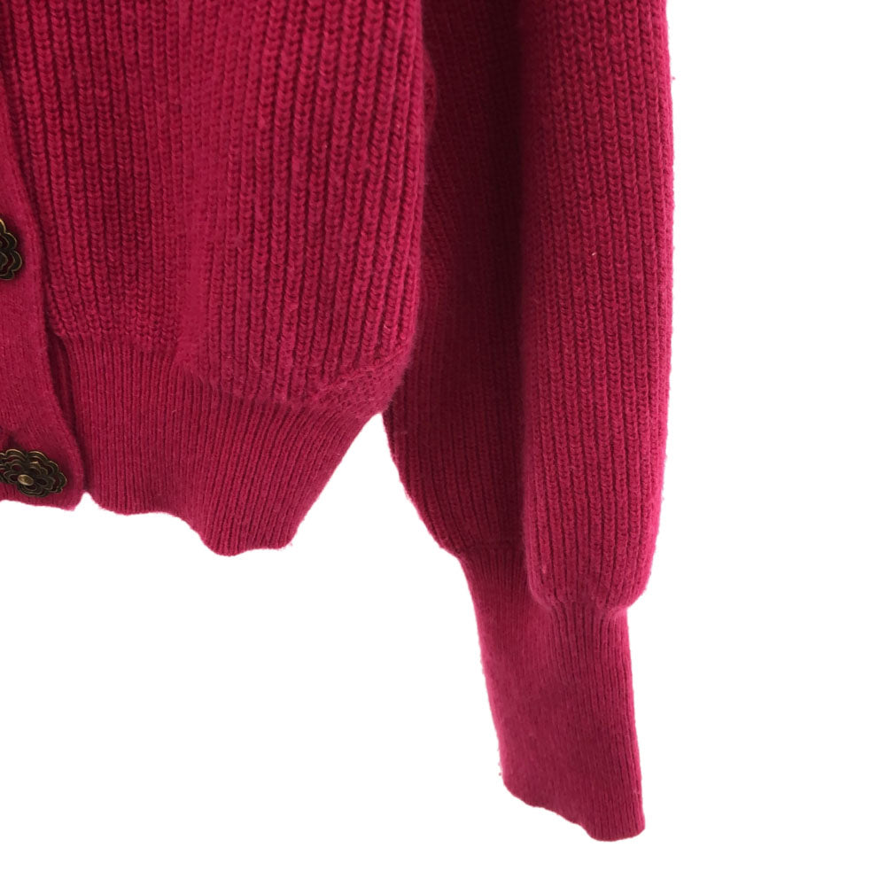 リリーブラウン ウールブレンド 長袖 Vネック ニットカーディガン F ピンク Lily Brown LWND214116 レディース