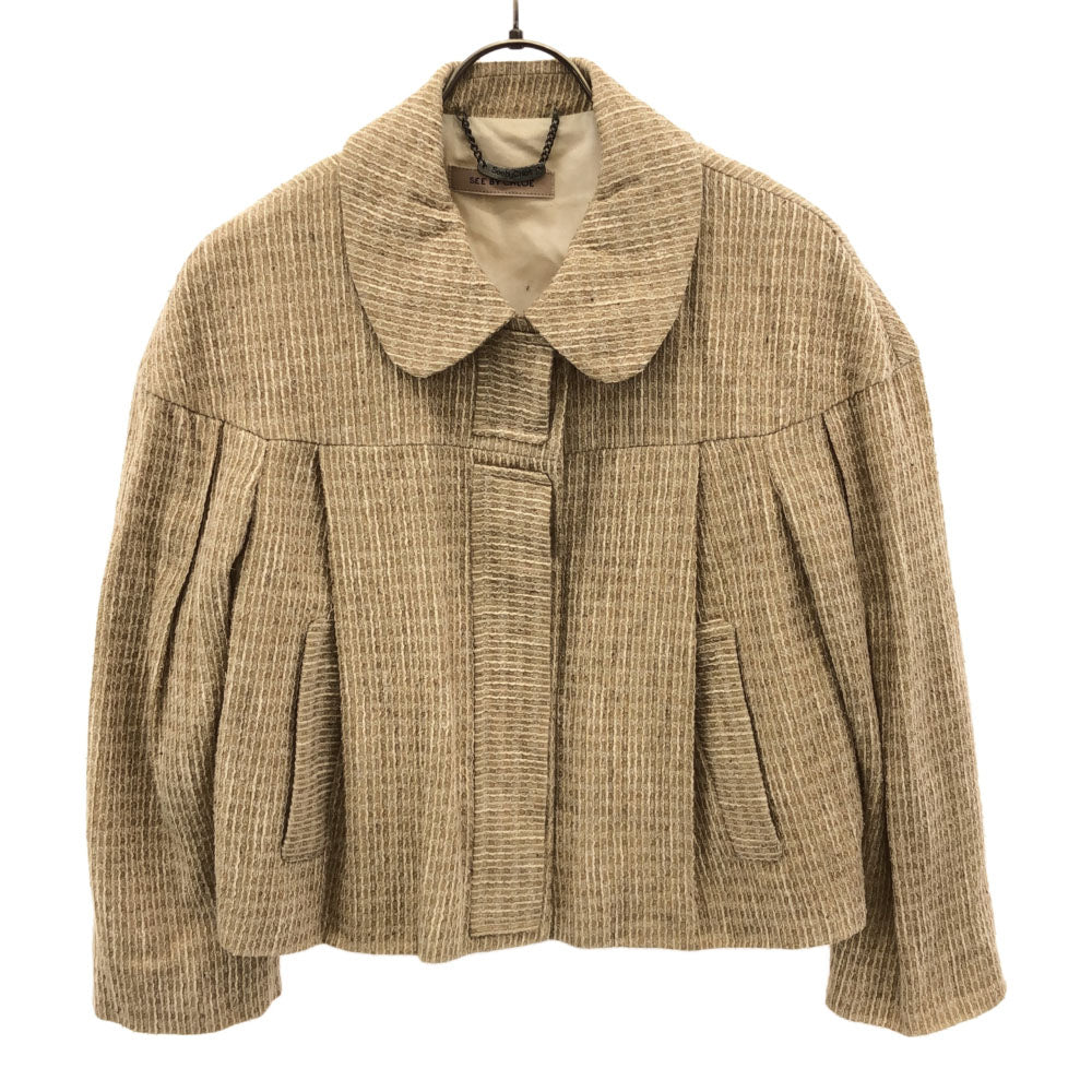 SEE BY CHLOE シーバイクロエ リネンブレンド ジャケット ベージュ系 レディース