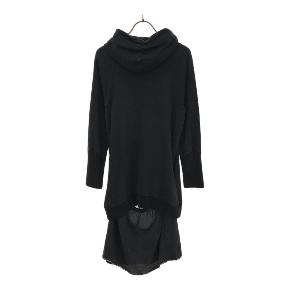 TOGA PULLA トーガプルラ 日本製 長袖 スウェット チュニック 1 ブラック 裏起毛 レディース