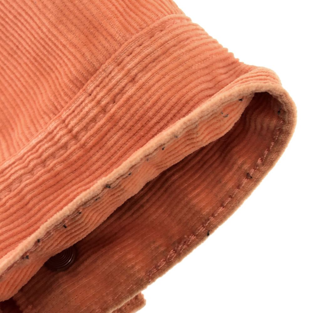 HUF ハフ 刺繍 コーデュロイジャケット M オレンジ メンズ