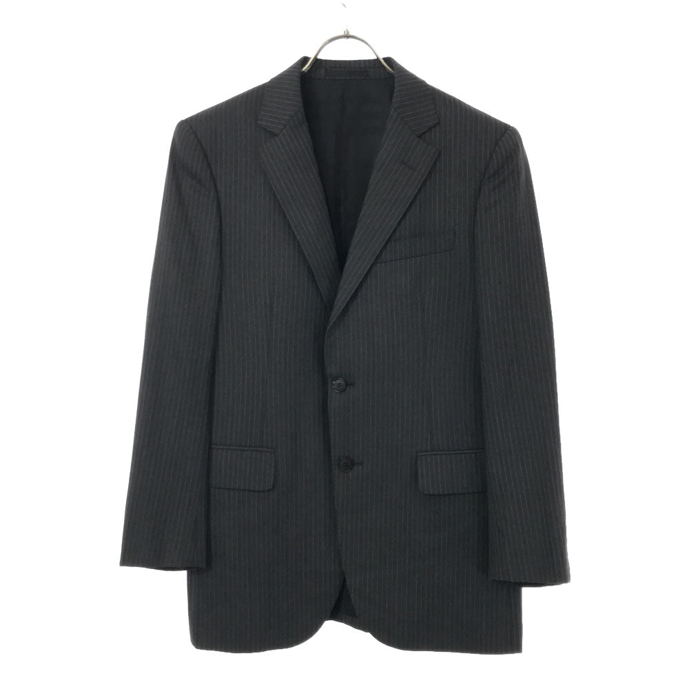 BURBERRY LONDON バーバリーロンドン 日本製 三陽商会 ストライプ テーラードジャケット グレー系 メンズ