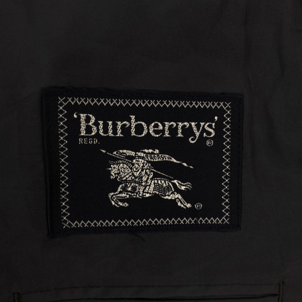 Burberrys バーバリーズ 90s 三陽商会 日本製 ウール テーラードジャケット ブラック オールド メンズ