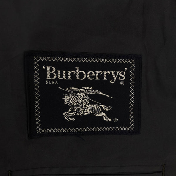 バーバリーズ 90s 三陽商会 日本製 ウール テーラードジャケット ブラック Burberrys オールド メンズ