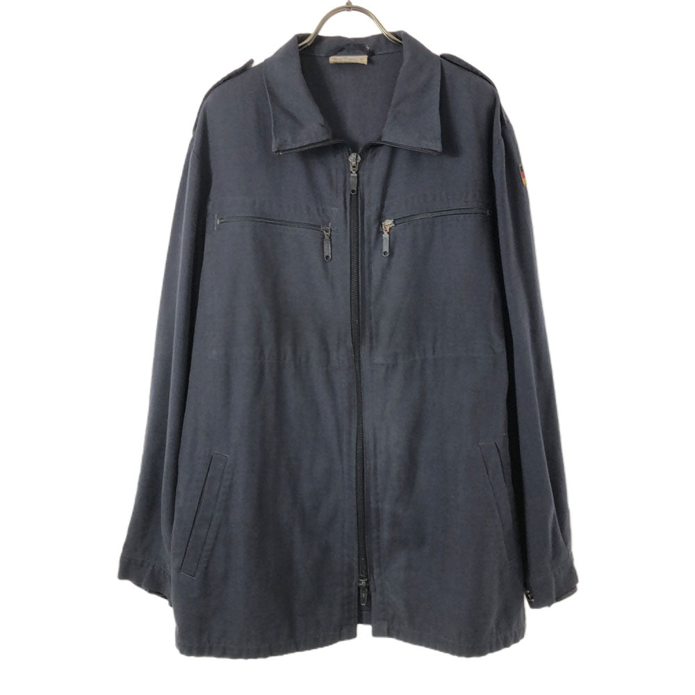 GERMAN MILITARY ドイツ軍 80s ワッペン ミリタリージャケット ネイビー オールド ヴィンテージ メンズ