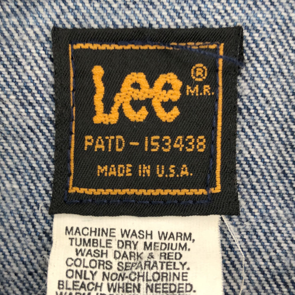 リー 80s USA製 PATD-153438 デニムジャケット 18 Lee ジージャン オールド ヴィンテージ レディース