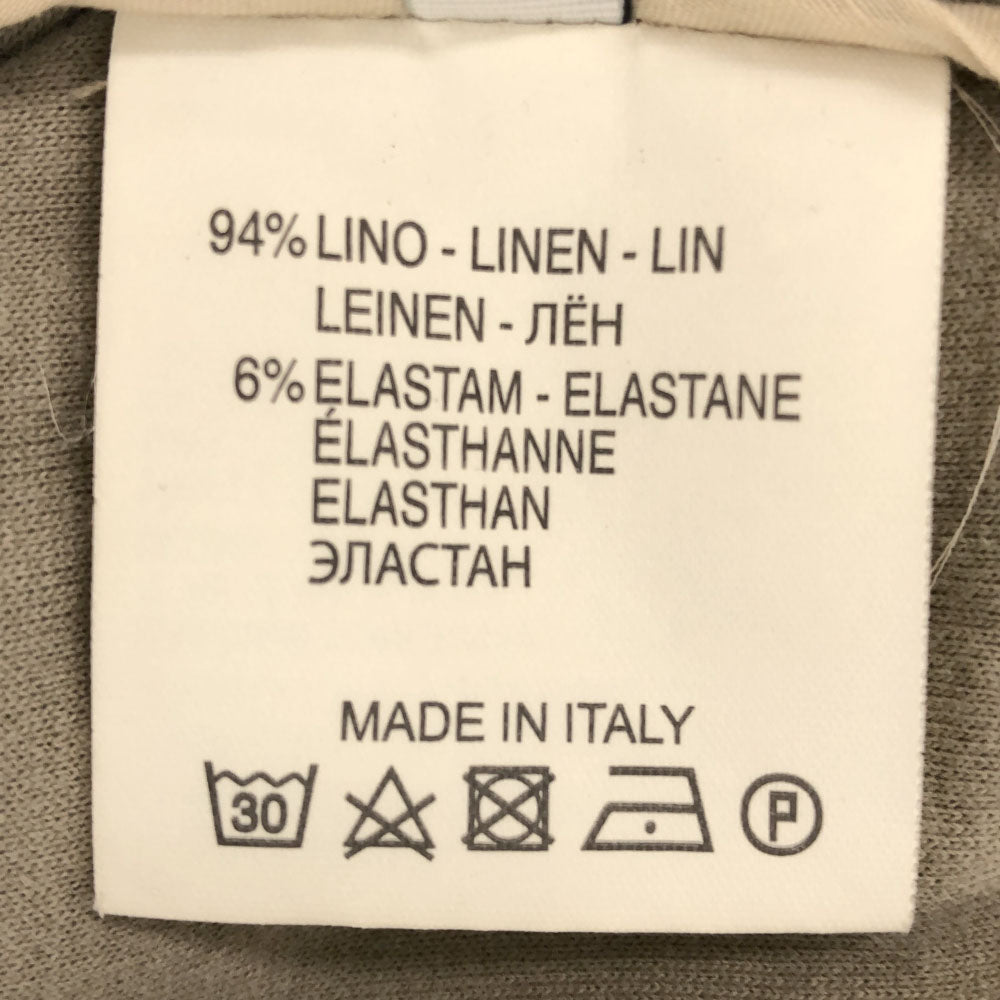 BALLANTYNE バランタイン リネンブレンド イタリア製 ジャケット 40 ベージュ ウエストベルト レディース