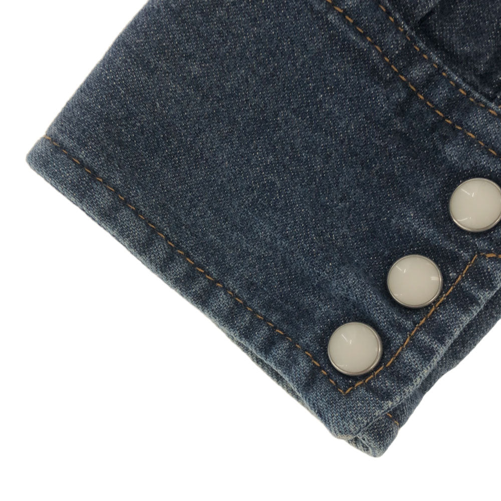 WACKO MARIA ワコマリア 日本製 GUILTY PARTIES バックプリント 長袖 デニム ウエスタンシャツ S メンズ