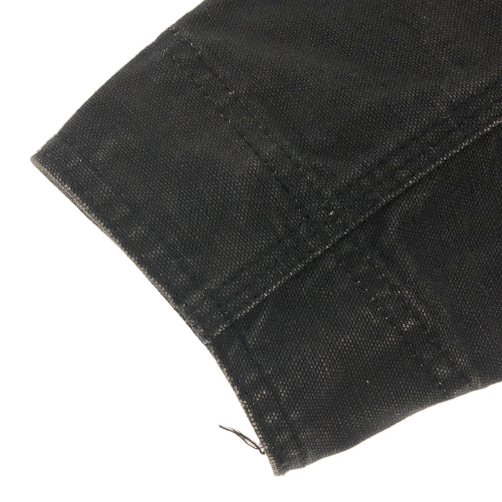 テンダーロイン 日本製 長袖 ダック地 カバーオール XS ブラック TENDERLOIN ワークジャケット メンズ