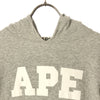 アベイシングエイプ 日本製 長袖 パーカー S グレー A BATHING APE プルパーカー トレーナー メンズ