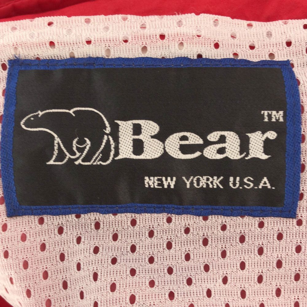 Bear ベアー 90s ナイロンジャケット M レッド 裏メッシュ オールド メンズ