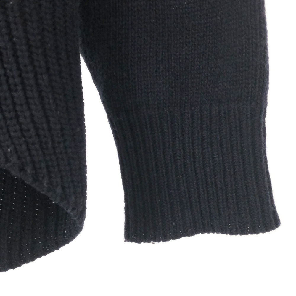 LACOSTE ラコステ ウールブレンド 長袖 タートルネック セーター 36 ネイビー ニット レディース