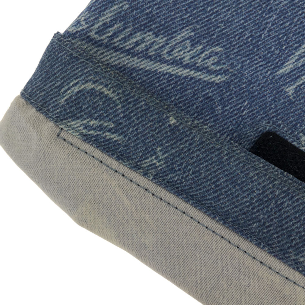 Columbia コロンビア PM3795 総柄 ナイロン アウトドアジャケット M ブルー系 ジップパーカー メンズ