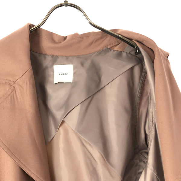 アメリ 17160221 バックフリル ロングコート ピンク系 AMERI UNDRESSED  