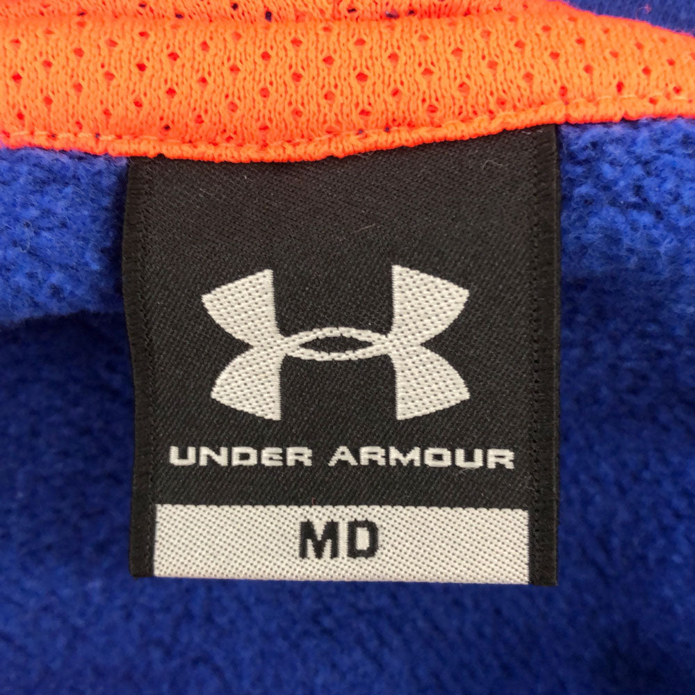 アンダーアーマー 長袖 スウェットパーカー MD ブルー UNDER ARMOUR トレーナー メンズ