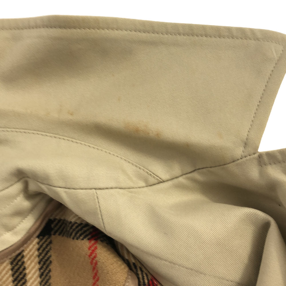 バーバリーズ ブルーレーベル 90s 三陽商会 オールド ステンカラーコート 38 ベージュ Burberrys BLUE LABEL 比翼ボタン BLUE LABEL レディース