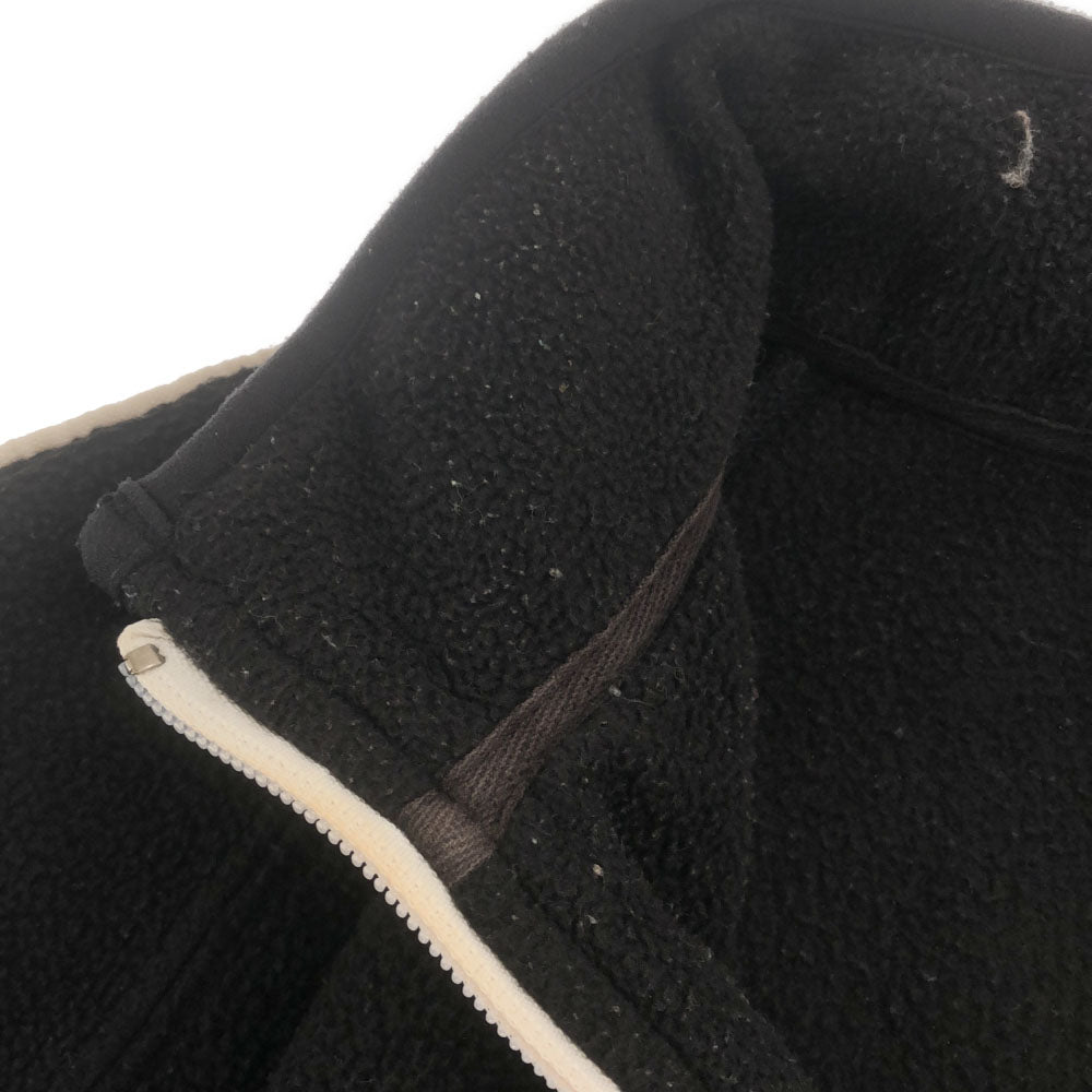 NIKE ナイキ ロゴ刺繍 フリースジャケット M ブラック レディース