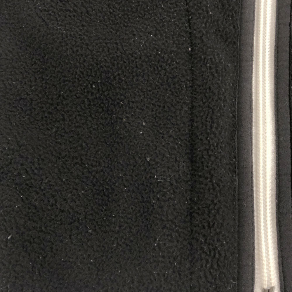 NIKE ナイキ ロゴ刺繍 フリースジャケット M ブラック レディース