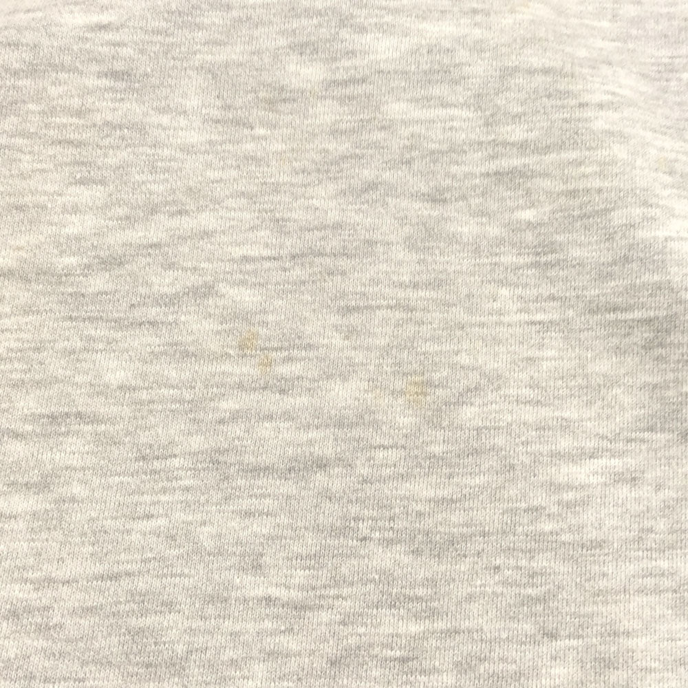 FILA フィラ 90s カナダ製 プリント 長袖 スウェット トレーナー M ライトグレー 裏起毛 オールド メンズ