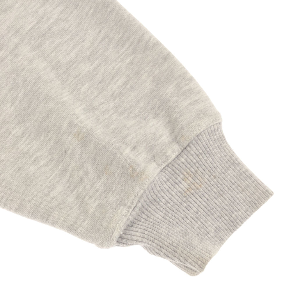 FILA フィラ 90s カナダ製 プリント 長袖 スウェット トレーナー M ライトグレー 裏起毛 オールド メンズ