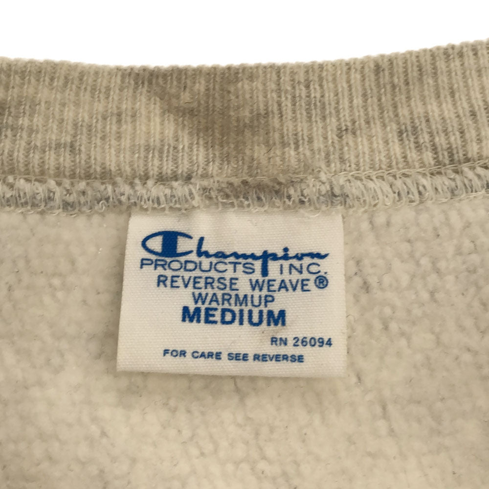 Champion チャンピオン 青単復刻 リバースウィーブ ツートーン 長袖 スウェット トレーナー M ライトグレー 裏起毛 メンズ