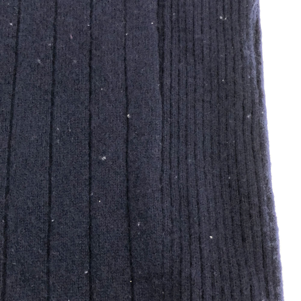 BURBERRY バーバリー 日本製 三陽商会 ウールブレンド ゴルフ 長袖 Vネック セーター 3 ネイビー ニット メンズ