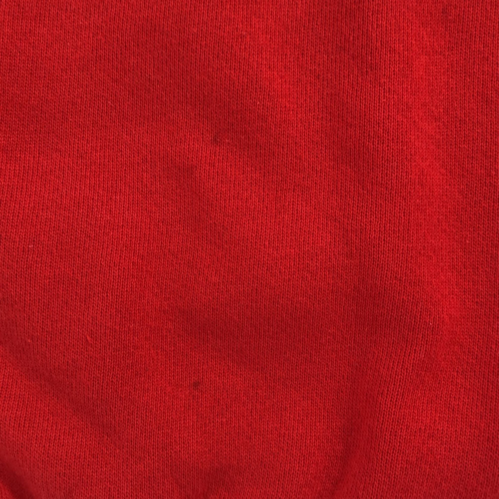 TSi 90s USA製 プリント 長袖 スウェット トレーナー L レッド 裏起毛 オールド メンズ